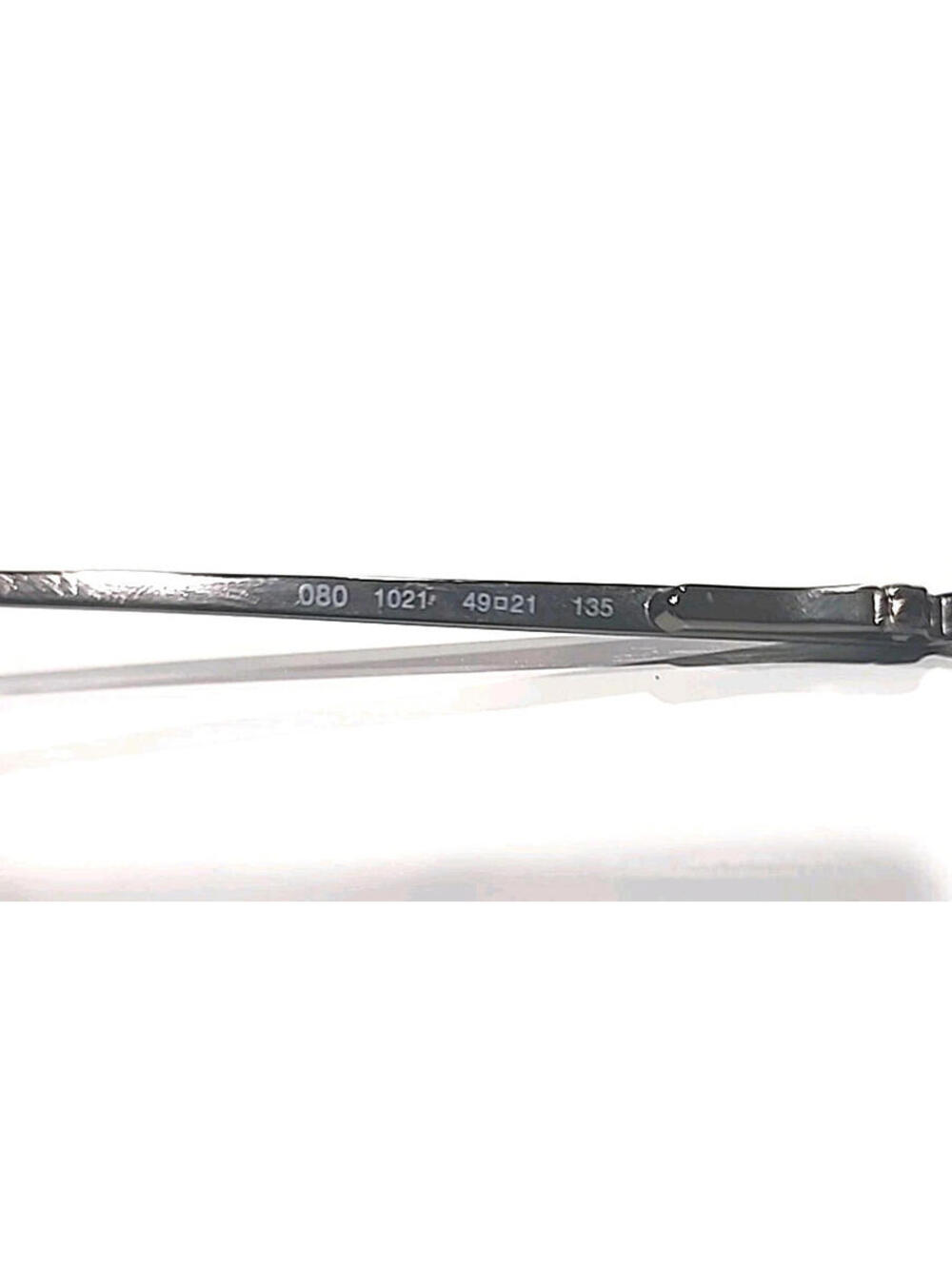 Emporio Armani 080 1021 No Lenses Small Brown Oval Eyeglasses Frame 49-21 135 - Picture 4 of 8